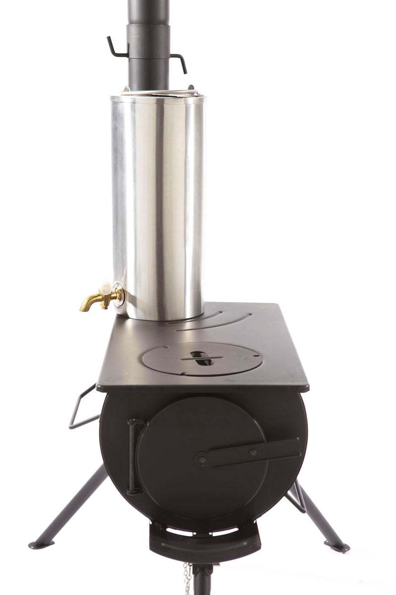 Outbacker® Portable Wood Burning Stove & Water Heater Package