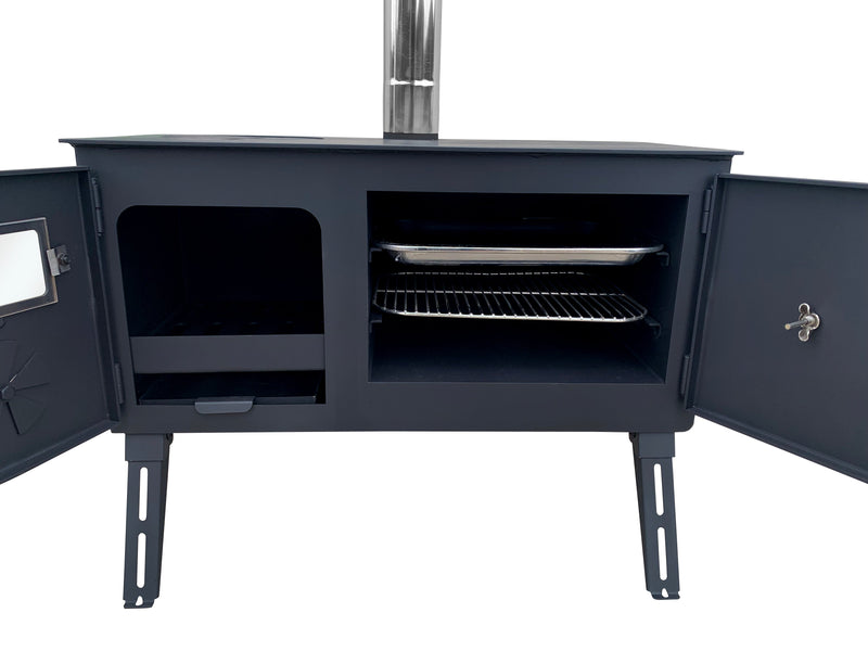 Outbacker® Firebox Pro Eco Burn Range Oven Stove - Robens Tipi Kit