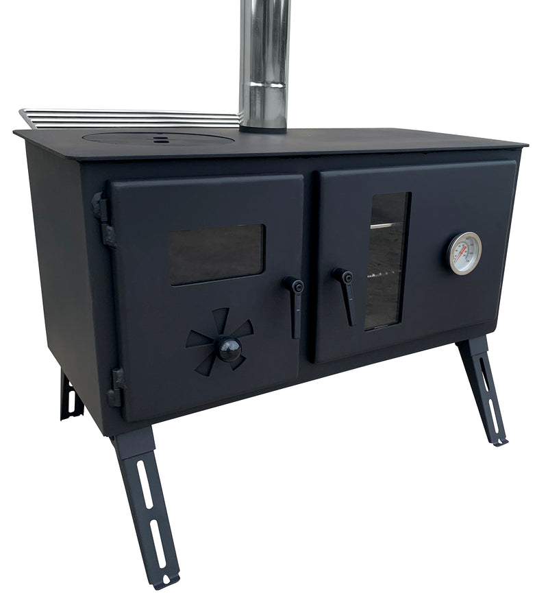Outbacker® Firebox Pro Eco Burn Range Oven Stove